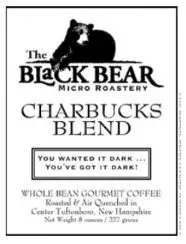 Charbucks coffee blend packaging compared to Starbucks trademark