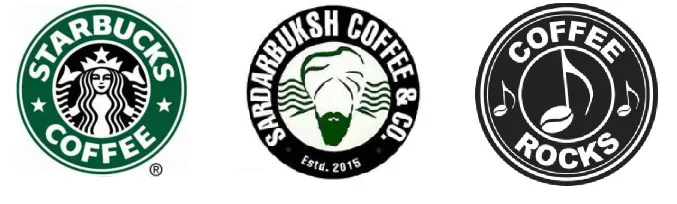 Starbucks infringement cases against copycat coffee shop logos