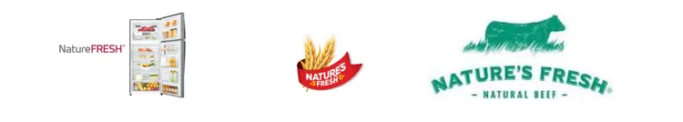 NATURE FRESH, NATURES FRESH and NATURE'S FRESH trademark registrations for different goods